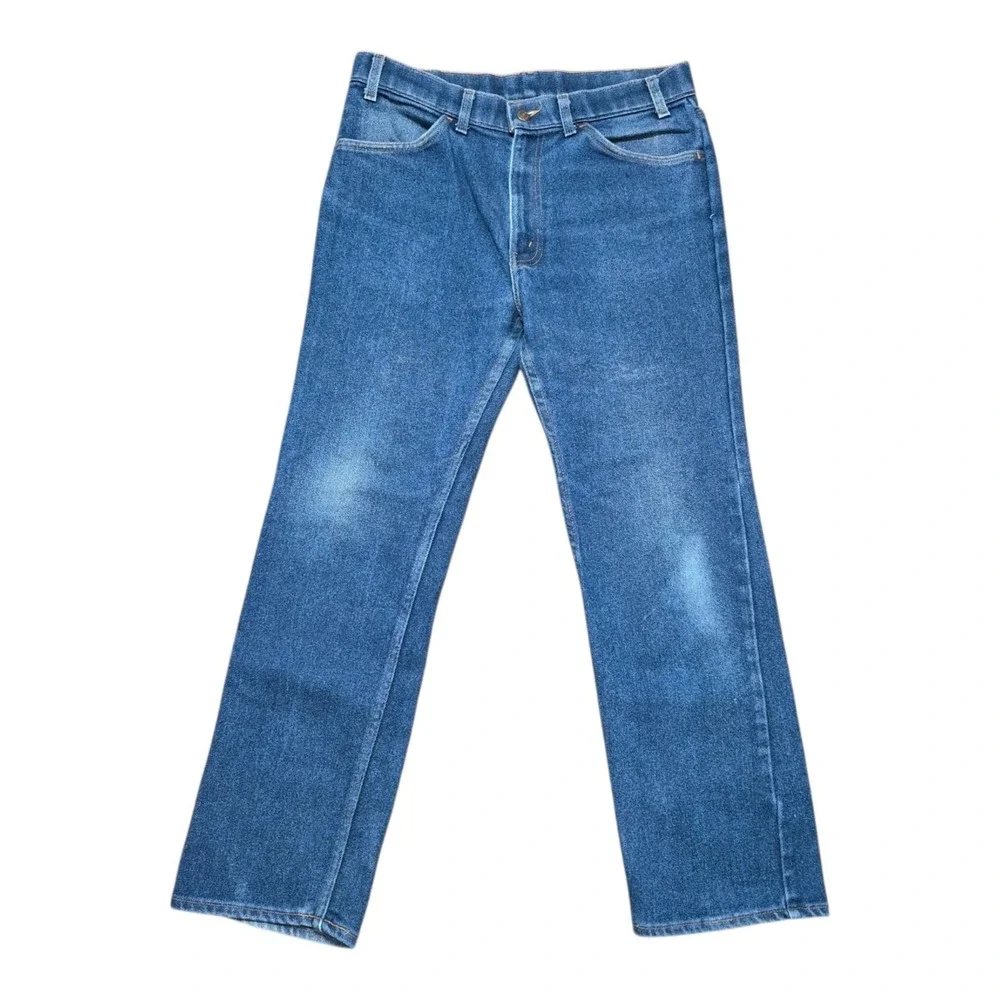 VTG 1982 Levi's For Men Skosh 34x30 Jeans Straight Leg Denim Made in USA
